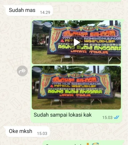 Pengiriman Papan Bunga Tlogoguwo Kaligesing